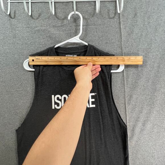 ISOPURE Shirt Adult Medium Black Sleeveless Casual T Shirt Mens - Picture 6 of 6